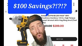 Dewalt Sale Saturday Flash Sale DCF9619ah Battery Flexvolt [upl. by Annaiuq]