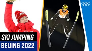 The BEST ski jumping moments of Beijing 2022 🥇❄️ [upl. by Ecertap]