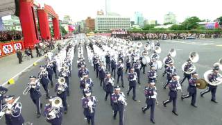 100年雙十國慶 三軍儀隊與北一女、景美於總統府表演 [upl. by Goraud]