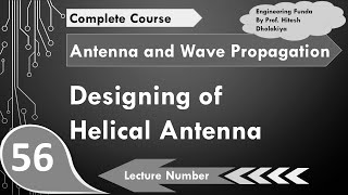 Designing of Helical Antenna HPBW FNBW Directivity Gain Impedance amp Axial Ratio Explained [upl. by Inod]