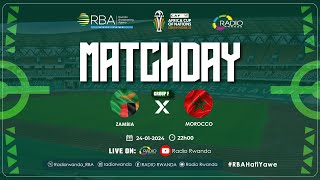 🔴LIVE ZAMBIA 0  1 MOROCCO  AFRICA CUP OF NATIONS [upl. by Lehcsreh]