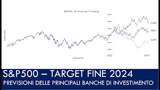 Cosa aspettarsi dallo SampP500 nel 2024 Report di sintesi delle principali banche di investimento [upl. by Rhianna781]