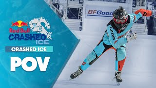 Epic Crashed Ice POV  Claudio Caluori Takes on Crashed Ice Vet Reed Whiting In Marseille [upl. by Irec173]