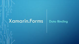 Xamarin C  Data Binding [upl. by Jedd]