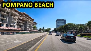 Pompano Beach Florida Driving Through [upl. by Idisahc150]