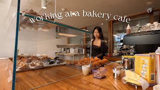 FIRST TIME WORKING AT A BAKERY CAFE IN SYDNEY GOPRO VLOG [upl. by Sheline]