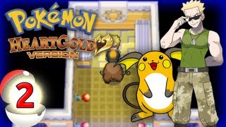 Pokémon HeartGold  Kanto Episode 2  Lt Surge Vermilion City Gym [upl. by Ilse]