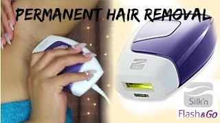 At Home Permanent Hair Removal Demo [upl. by Ailed]