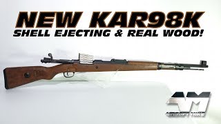 DOUBLE BELL KAR98K  SHELL EJECTING  REAL WOOD [upl. by Aicitan83]