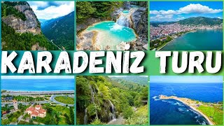 Karadeniz Turu  Ordu Giresun Trabzon  Göl Şelale Yayla Manastır  Karadeniz Gezilecek Yerler [upl. by Aesoh]