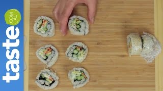 How to make delicious sushi at home  tastecomau [upl. by Dusa326]