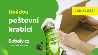 📦 NÁVOD Jak složit poštovní krabici [upl. by Otis]