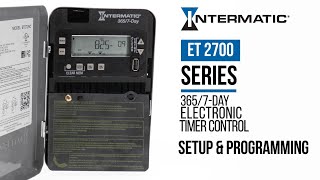 How to Set Up amp Program the Intermatic ET2700 Series Electronic Timers [upl. by Vannie]