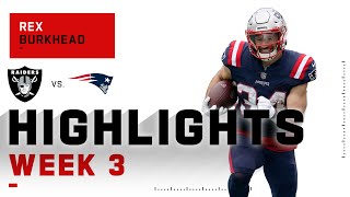 Rex Burkhead Finishes w 3 TDs  NFL 2020 Highlights [upl. by Latton]