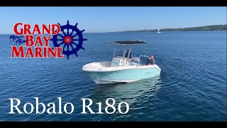 Grand Bay Marine Walk Through Featuring the Robalo R180 [upl. by Aeki]