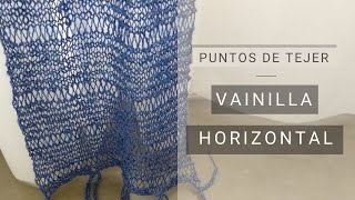 Tejer a dos agujas Punto Vainilla 🧶 Técnicas Lucila para tejer bien [upl. by Bailie693]