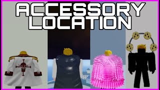 Accessory Locations  Coat  Black Cape  Pink Coat  Tomoe Ring  Blox Fruits  Roblox  Part 6 [upl. by Leila99]