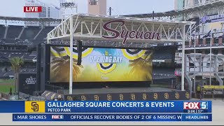 A look at the renovated Gallagher Square at Petco Park [upl. by Ennahgiel]