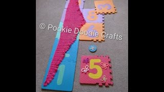 Cheap Blocking Mat Idea for Blocking Knitting and Crochet Projects [upl. by Naujek]