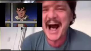 Pedro Pascal Crying Meme Compilation 2 anime version [upl. by Leachim]