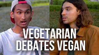 Vegetarian fights back against vegan [upl. by Betsey725]