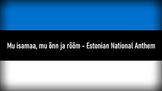 Estonian National Anthem  Mu isamaa mu õnn ja rõõm OLD RECORDING [upl. by Gosselin762]