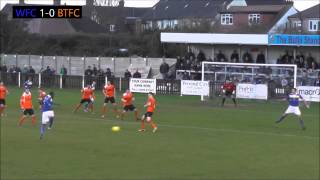 Wealdstone FC vs Bury Town FC 250114 [upl. by Eintrok]