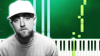 Mac Miller  Woods Piano Tutorial Easy By MUSICHELP [upl. by Yrret]