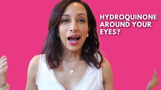 Is Hydroquinone Safe Around Your Eyes Eye Doctor Explains [upl. by Analra]