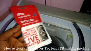 How to clean IFB Top load  washing machine infotaptamil [upl. by Clancy]