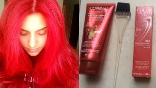 How to Maintain red hair DIY Color depositing conditioner [upl. by Ahsaekal]