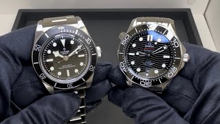 Tudor Black Bay vs Omega Seamaster 300M [upl. by Annasoh]