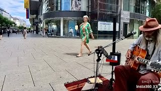 Funking up the Blues on the Street in Frankfurt  Suzie Q [upl. by Larena]