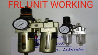 WHAT IS FRLFILTER REGULATOR LUBRICATOR UNIT amp HOW IT WORKS [upl. by Accisej]