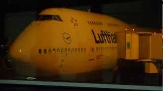 LUFTHANSA B747 DABVD flight LH601  TEHRAN IKA AIRPORT [upl. by Burke]