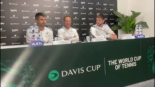 Davis Cup Volandri “We haven’t deserved Malaga yet” [upl. by Aydni892]