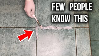 Awesome DIY Cleaner How to Clean Grout in 1 Minute [upl. by Okime730]