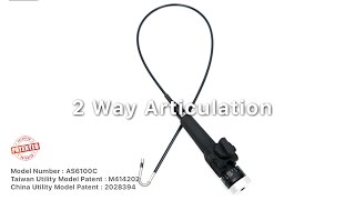 2 Way Articulation A6100C ME Borescope [upl. by Tellford]