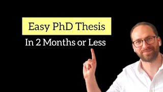 Write PhD thesis in 2 months 9 Easy Strategy Tips [upl. by Steffie84]