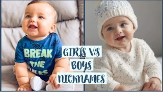 GIRLS VS BOYS NICKNAMES LATEST TRENDING UNIQUE [upl. by Zoldi]