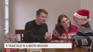 Newaygo Co 5yearold is a math wizard [upl. by Emmalyn163]