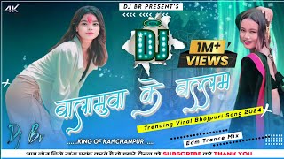 Balamuwa Ke Ballam  Latest Bhojpuri Viral Song 2024  Fully Edm Trance Mix  Dj Br Daijee [upl. by Barbee]