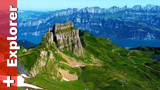 Flumserberg – Wanderung amp Rodelbahn FLOOMZER [upl. by Ahseiyt]