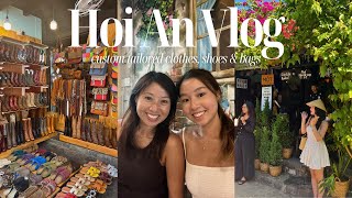 HOI AN Vlog  custom tailored clothes shoes amp bags  office wear haul [upl. by Keefer108]