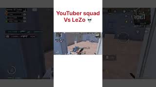 Youtuber squad vs Lezo gaming 💀🔥 bgmi pubgmobile lezo bestsolovssquadplayerinbgmi lizopubg [upl. by Jennette]