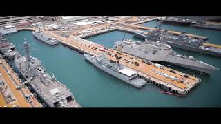 RIMPAC 2022  Multinational Ships In Port [upl. by Boy]