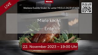 Miele kocht  Ente aus dem Dialoggarer und Dampfbackofen [upl. by Manuela]