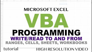 Excel VBA Programming for Beginners  Beyond Recording Macros  Part 1 [upl. by Perot]