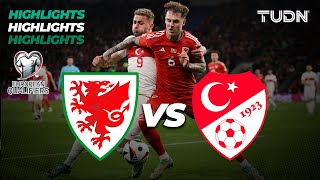 Gales Vs Turquía  HIGHLIGHTS  UEFA Qualifiers 2023  TUDN [upl. by Kirstyn162]