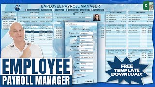 How To Create A Complete Employee Payroll In Excel  FREE DOWNLOAD [upl. by Ronna]